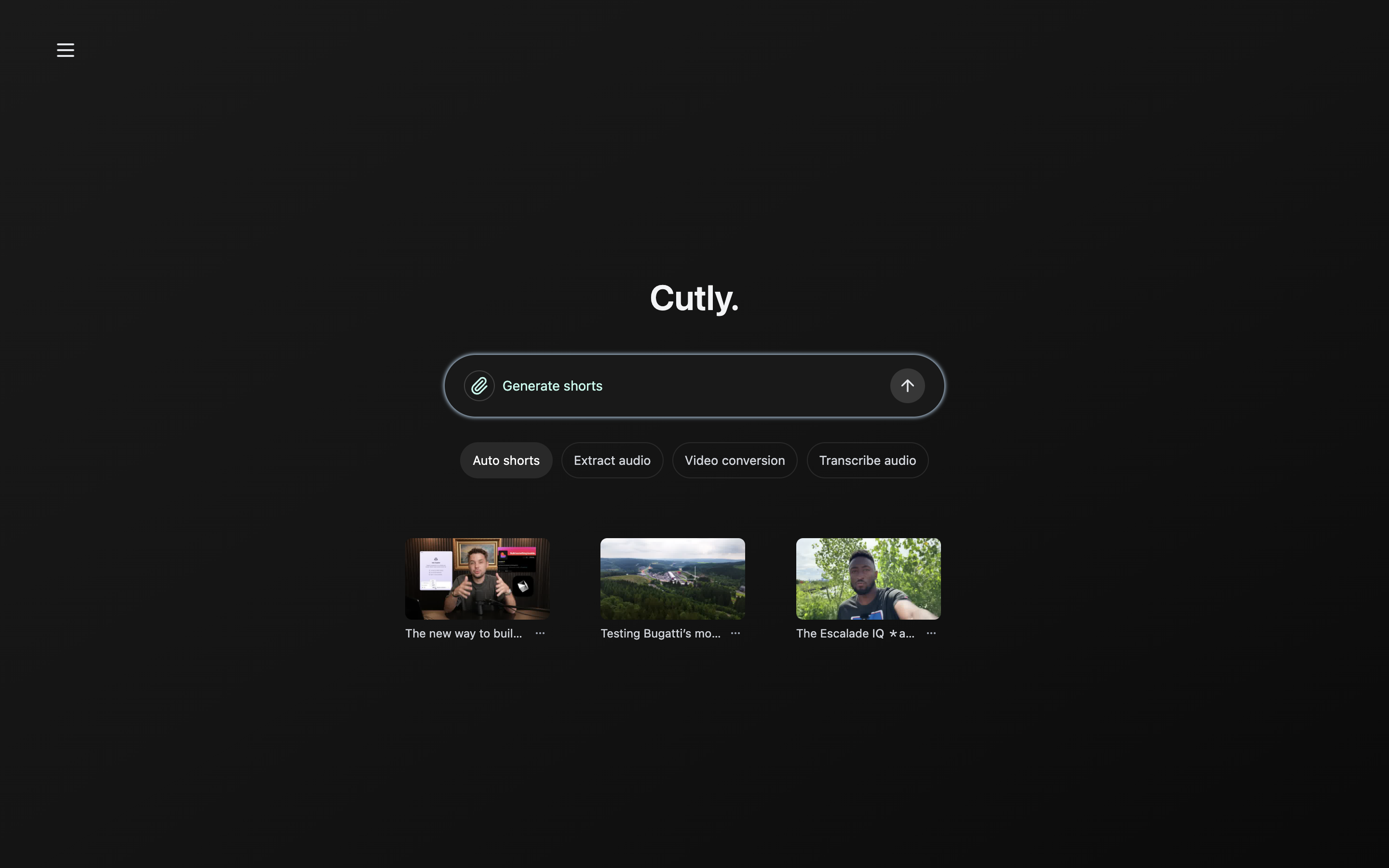 Cutly AI - Short video generation
