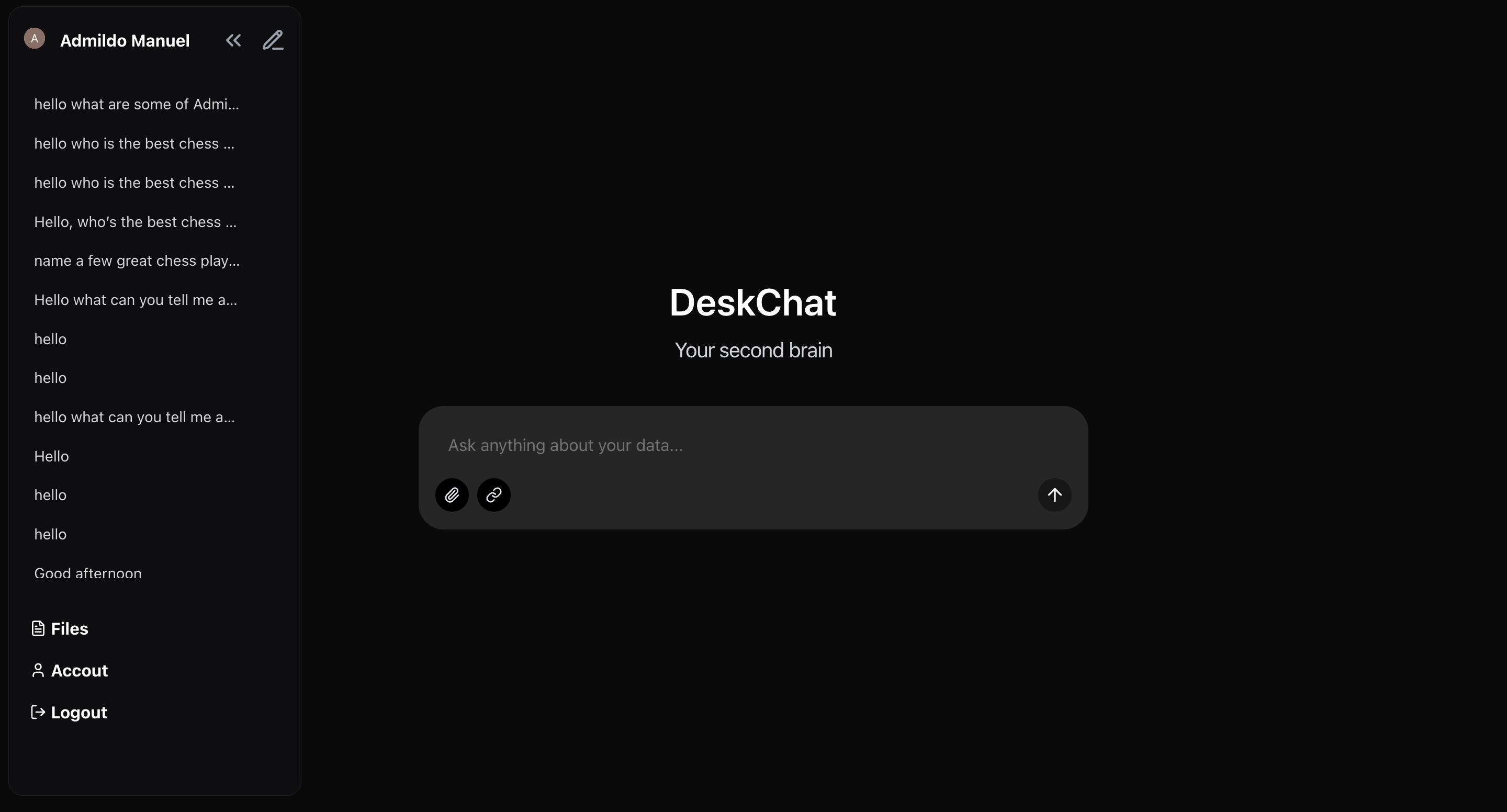 DeskChat - RAG App